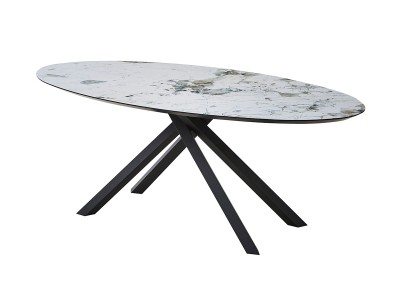 FLYMEe Noir GLASS LIVING TABLE W130 / フライミーノワール ガラス