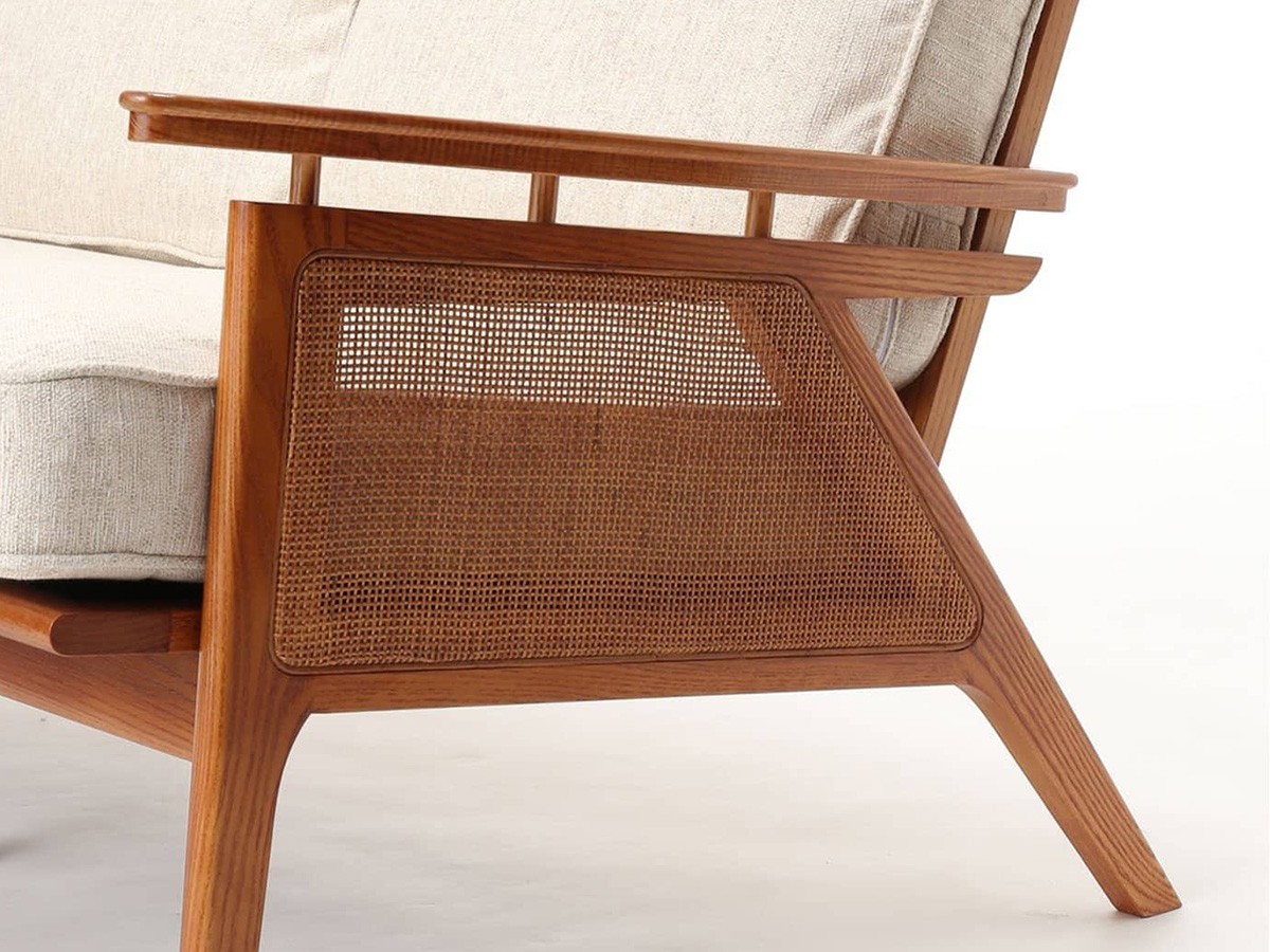 ACME Furniture WICKER SOFA 2P / アクメファニチャー ウィッカー ソファ 2人掛け（アイボリー） （ソファ > 二人掛けソファ） 11