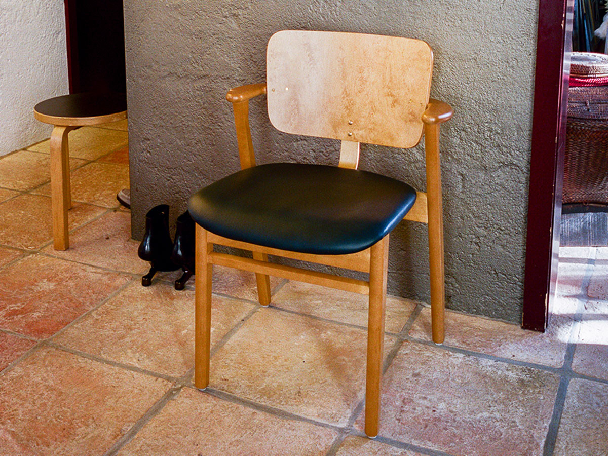ドムスチェア オーク 革張り - 椅子/チェア