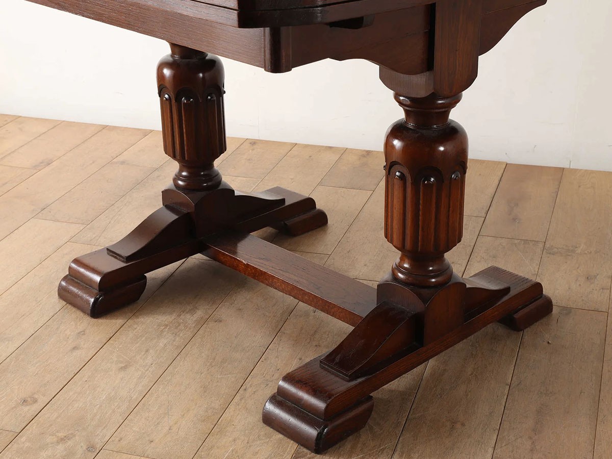 Lloyd's Antiques Real Antique
Drawleaf Table / ロイズ・アンティークス イギリスアンティーク家具
ドローリーフテーブル IX001543 （テーブル > ダイニングテーブル） 18