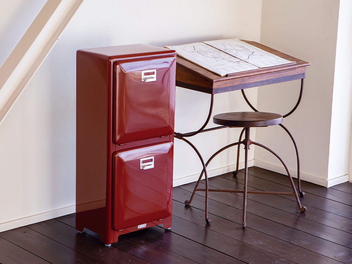 DULTON TRASH CAN DOUBLE DECKER / ダルトン トラッシュカン ダブルデッカー
Model 100-133 （ごみ箱・玄関小物 > ごみ箱・ダストボックス） 4