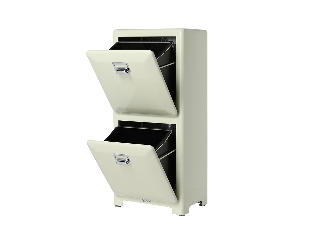 DULTON TRASH CAN DOUBLE DECKER / ダルトン トラッシュカン ダブルデッカー
Model 100-133 （ごみ箱・玄関小物 > ごみ箱・ダストボックス） 5