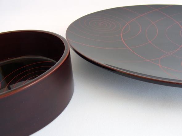 Kawatsura SHI-KI HAMON / 川連漆器 波紋大皿 （食器・テーブルウェア > 皿・プレート） 3