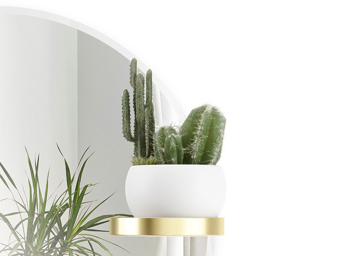 Umbra Perch Mirror / アンブラ パーチミラー 60cm ブラス （ミラー・ドレッサー > 壁掛けミラー・壁掛け鏡） 5