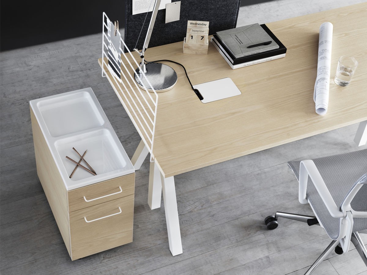 String Furniture Works Work Desk / ストリングファニチャー ワークス ワークデスク 幅120cm オーク天板 （デスク・机 > デスク・パソコンデスク・袖机） 9