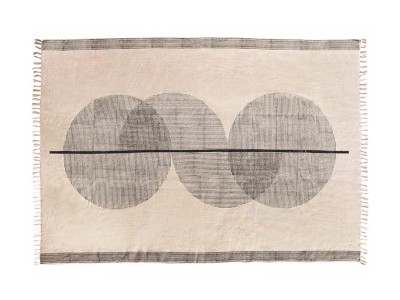 a.depeche MANERE cotton rug horizon / アデペシュ マニエール