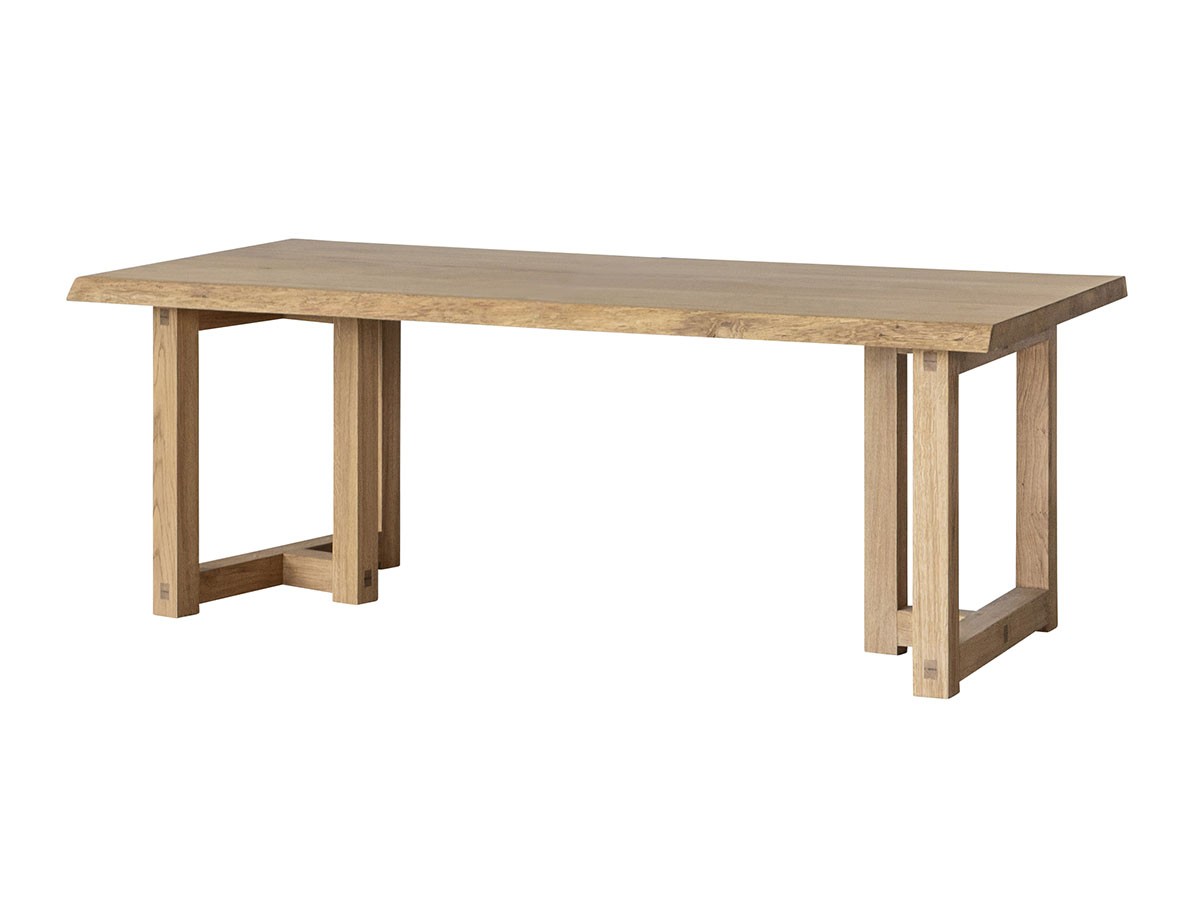 Easy Life SOLIT DINING TABLE / イージーライフ ソリット ダイニングテーブル
ライブエッジ天板 + 木脚 （テーブル > ダイニングテーブル） 2