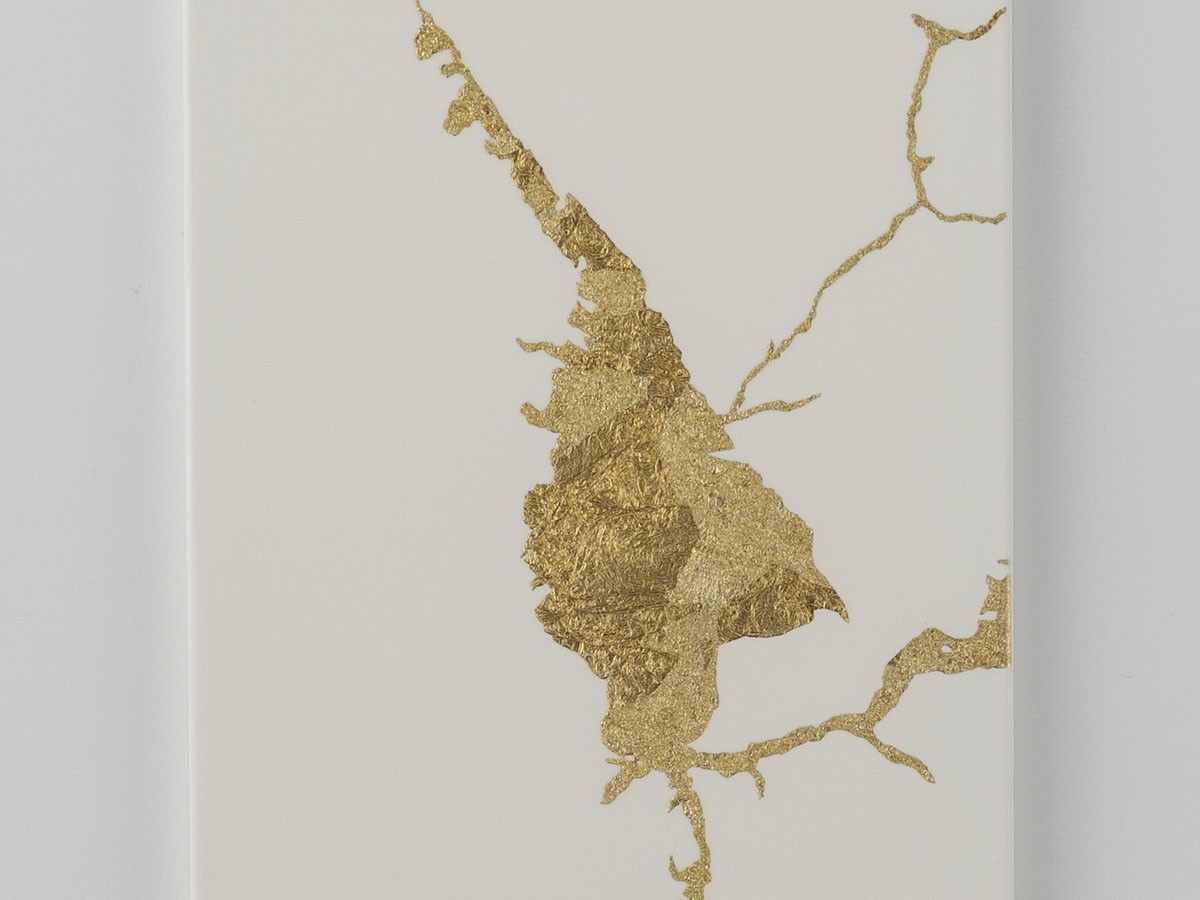 箔一 アートパネル 金継ぎ 白 / はくいち アートパネル 金継ぎ 白 S （アート・オブジェ > ウォールアート・アートパネル） 7