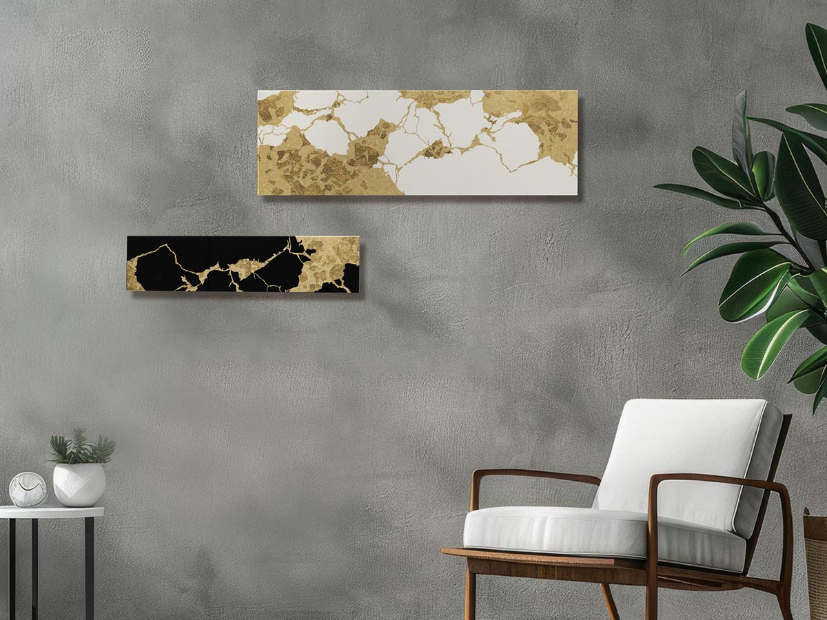 箔一 アートパネル 金継ぎ 白 / はくいち アートパネル 金継ぎ 白 L （アート・オブジェ > ウォールアート・アートパネル） 4