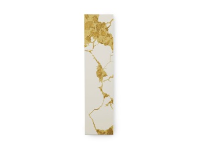 箔一 アートパネル 金継ぎ 白 / はくいち アートパネル 金継ぎ 白 S