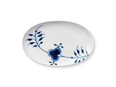 Royal Copenhagen Blue Fluted Mega Oval Dish 23.5 / ロイヤル