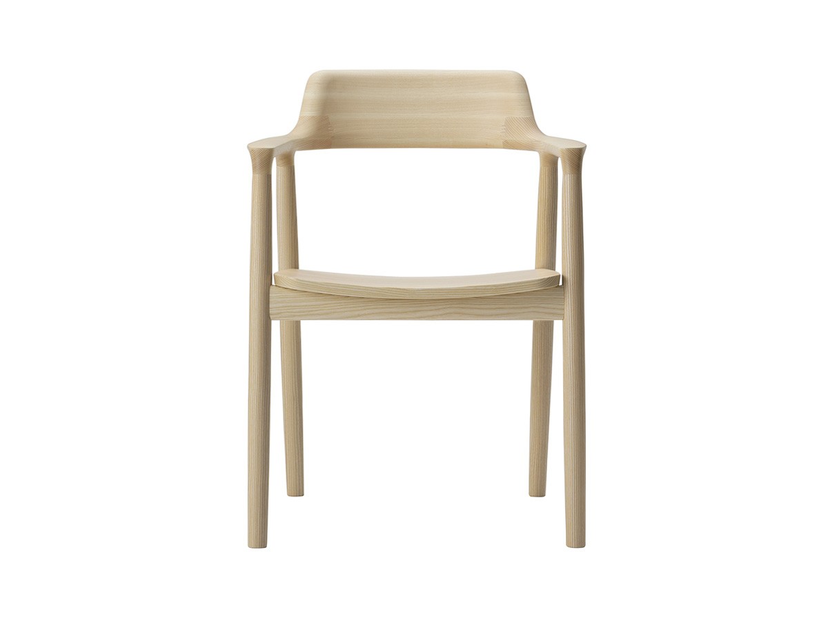 HIROSHIMA Arm Chair / ヒロシマ アームチェア 板座（アッシュ） （チェア・椅子 > ダイニングチェア） 1
