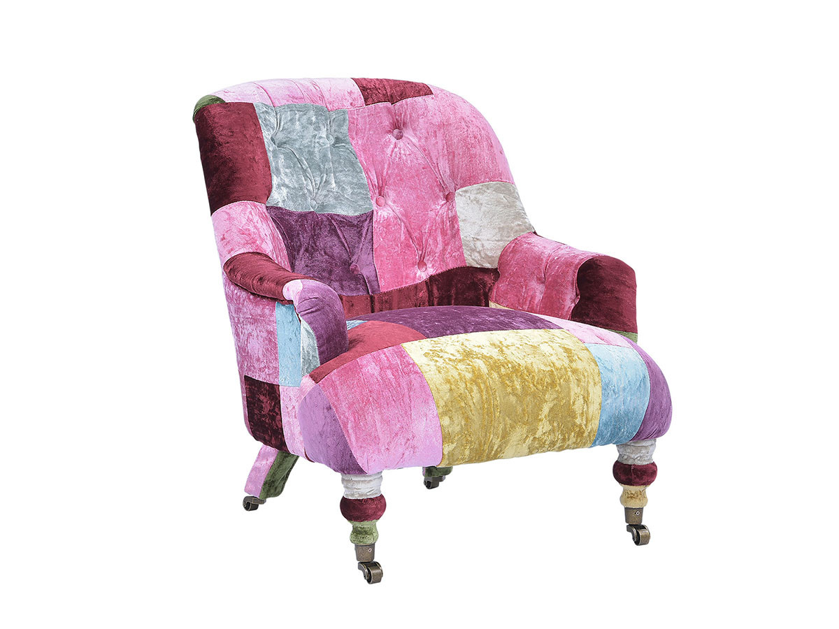 HALO ANNE CHAIR VELVET PATCHWORK BOHEM / ハロ アン チェア 