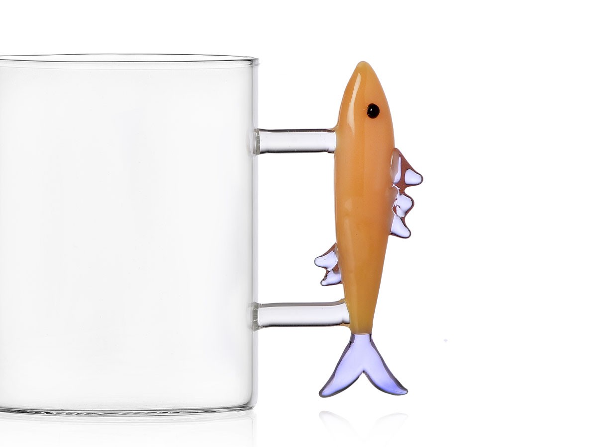 ICHENDORF MILANO Marine Garden Mug
Sardine Amber / イッケンドルフ・ミラノ マリンガーデン マグ 
アンバーサーディーン 450ml （食器・テーブルウェア > マグカップ） 2