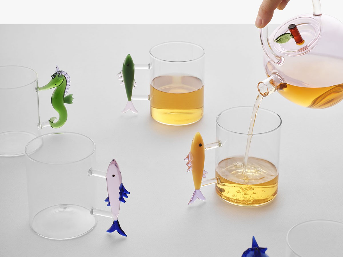 ICHENDORF MILANO Marine Garden Mug
Sardine Amber / イッケンドルフ・ミラノ マリンガーデン マグ 
アンバーサーディーン 450ml （食器・テーブルウェア > マグカップ） 3