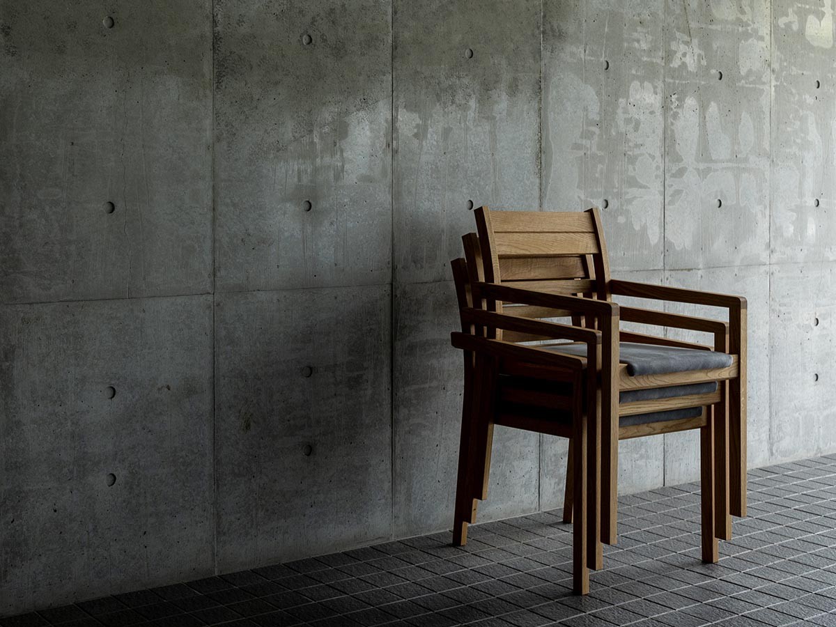 AJIM crew stacking chair / アジム クルー スタッキングチェア （チェア・椅子 > ダイニングチェア） 8