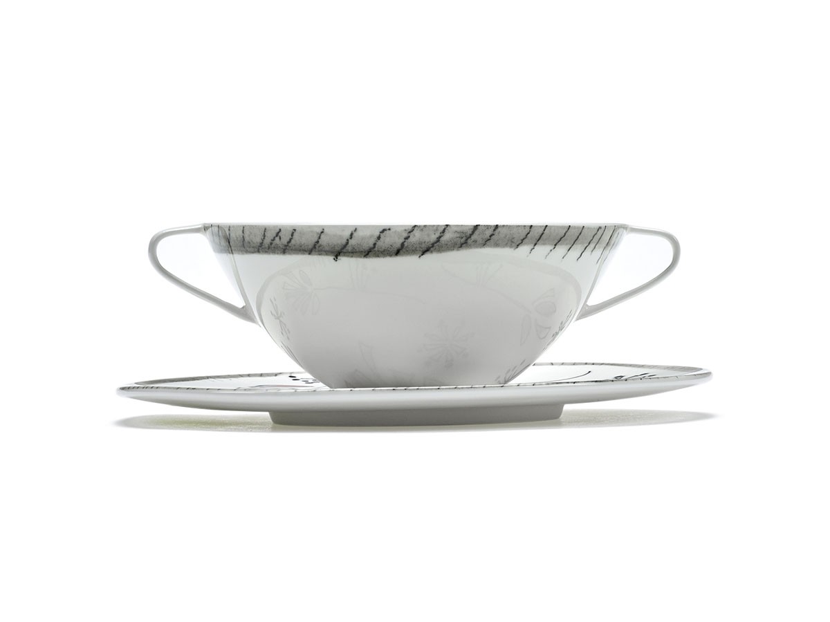 MIDNIGHT FLOWERS by MARNI
Soup Bowl with Saucer Fiore Rosa / ミッドナイトフラワーズ バイ マルニ
スープボウル / ソーサー フィオレローズ （食器・テーブルウェア > お椀・ボウル） 2