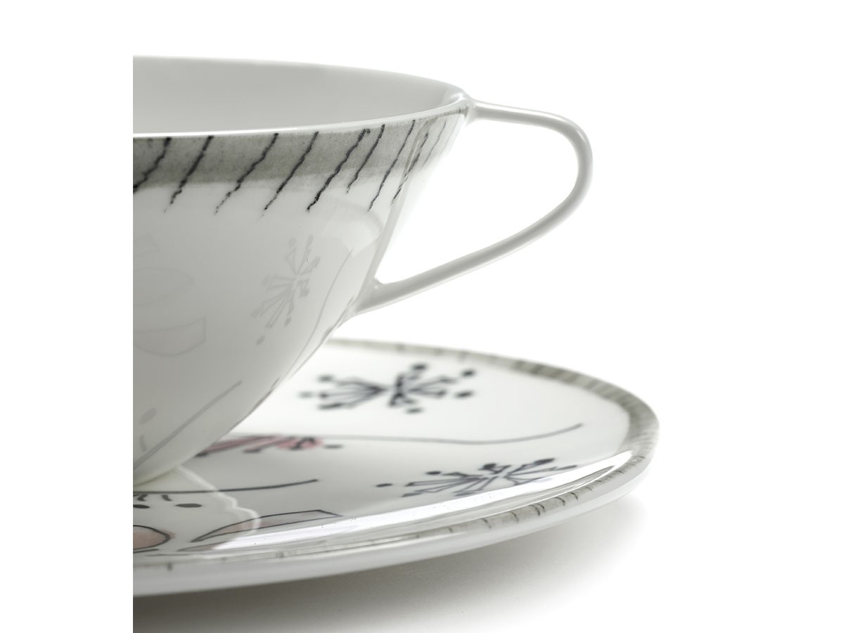 MIDNIGHT FLOWERS by MARNI
Soup Bowl with Saucer Fiore Rosa / ミッドナイトフラワーズ バイ マルニ
スープボウル / ソーサー フィオレローズ （食器・テーブルウェア > お椀・ボウル） 10