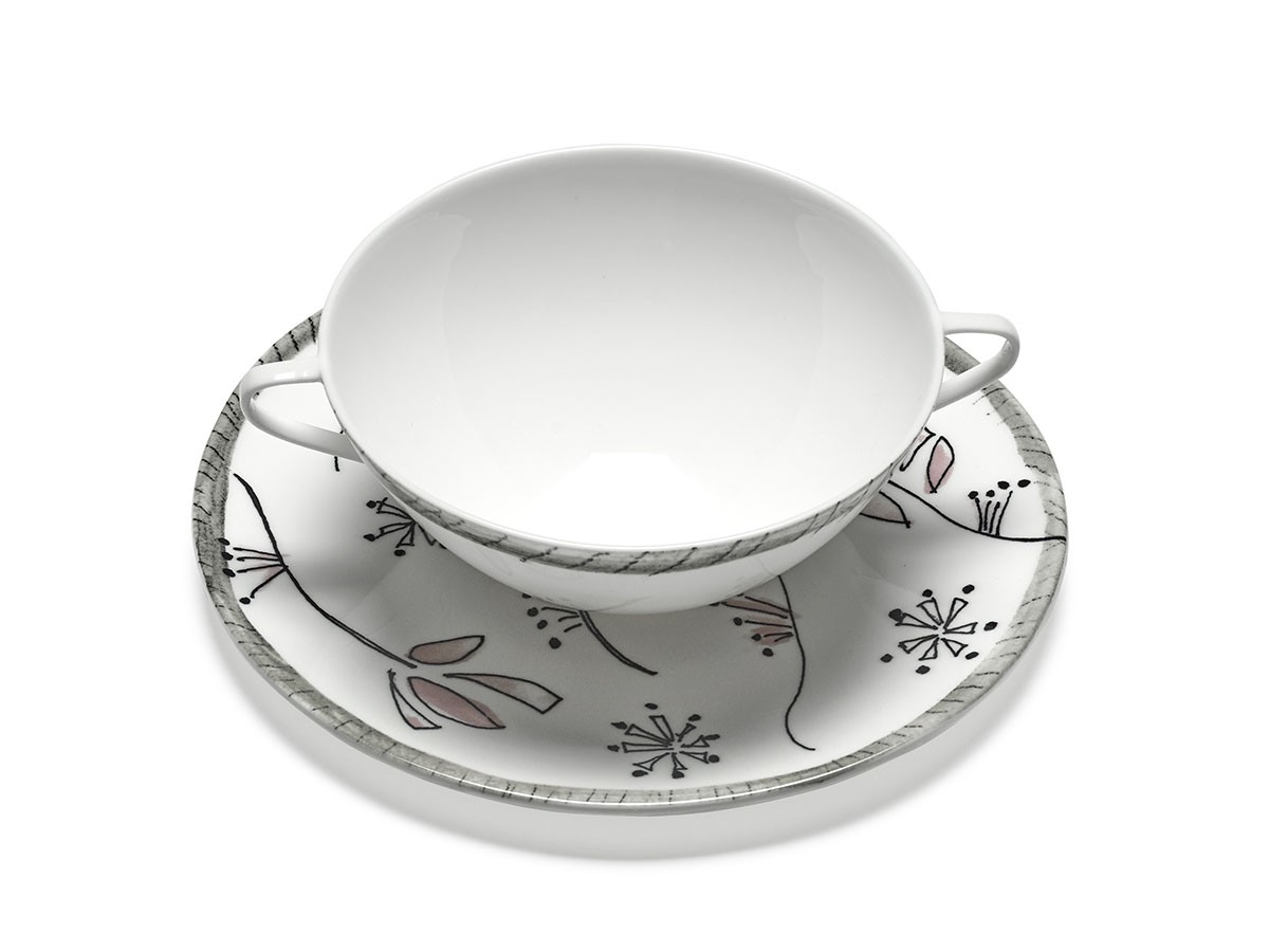 MIDNIGHT FLOWERS by MARNI
Soup Bowl with Saucer Fiore Rosa / ミッドナイトフラワーズ バイ マルニ
スープボウル / ソーサー フィオレローズ （食器・テーブルウェア > お椀・ボウル） 3