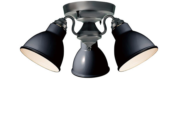 CUSTOM SERIES
3 Ceiling Lamp × Emission Steel / カスタムシリーズ
3灯シーリングランプ × スチール（エミッション） （ライト・照明 > シーリングライト） 1