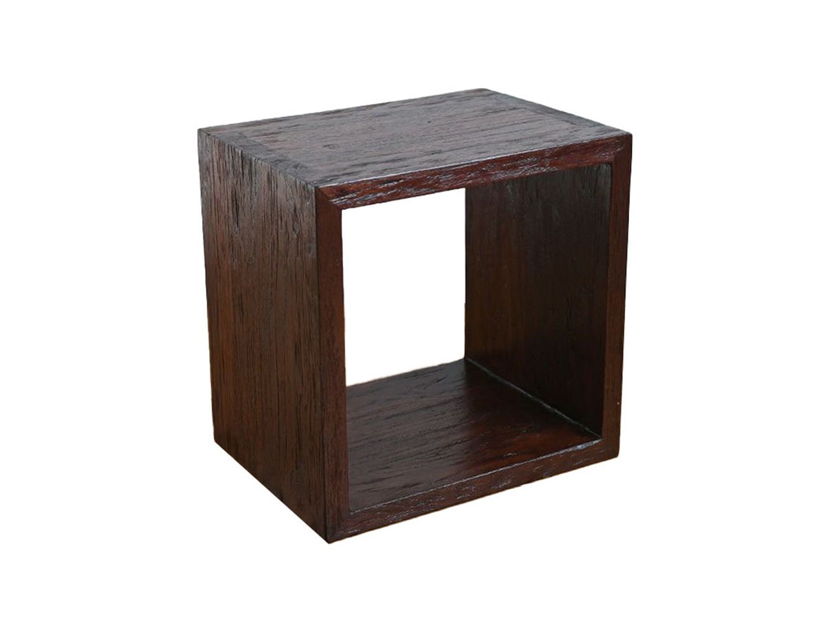 KAJA UKKO Old Teak Cube Box / カジャ ウッコ チーク古材 キューブボックス （雑貨・その他インテリア家具 > その他インテリア雑貨） 2