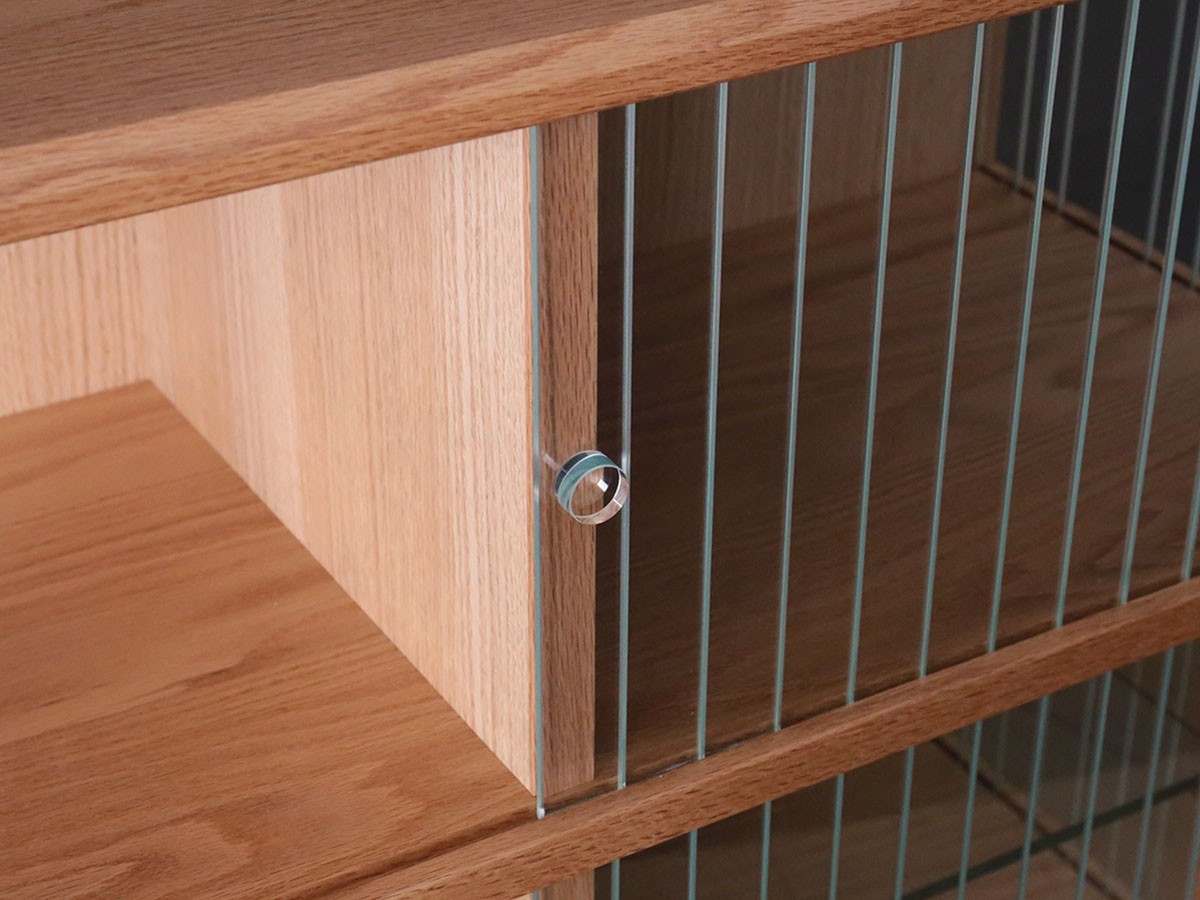 AKI＋ JYABARA GLASS D-LAYER / アキ プラス ジャバラ ガラス ダブルレイヤー ガラス + 木扉 （収納家具 > キャビネット） 6