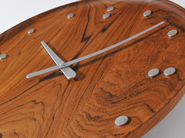 Finn Juhl Teak Wall Clock / フィン・ユール チーク ウォールクロック 直径25cm （時計 > 壁掛け時計） 4