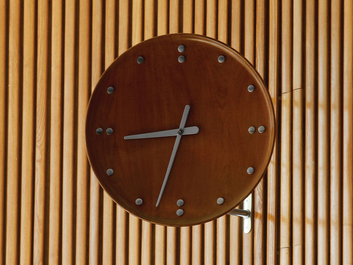 Finn Juhl Teak Wall Clock / フィン・ユール チーク ウォールクロック 直径35cm （時計 > 壁掛け時計） 5