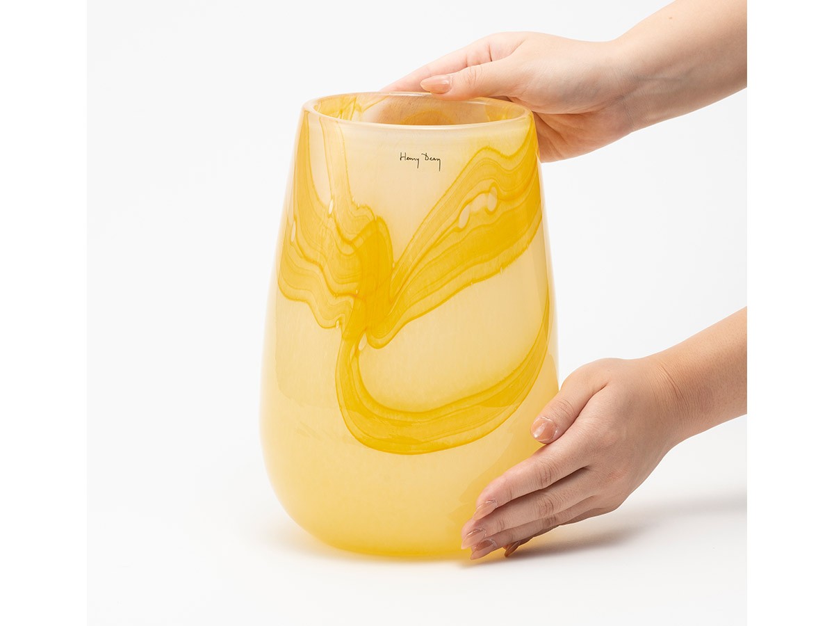 Henry Dean V.Stromboli S / ヘンリーディーン V.ストロンボリ S（アクアレルアンバー） （花器・プランター・グリーン > 花瓶・フラワーベース） 3