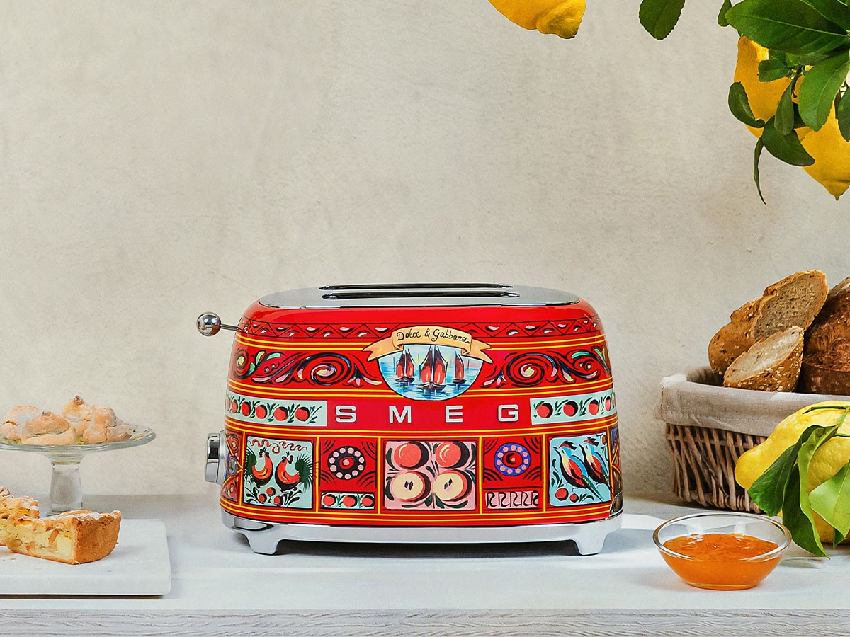 SMEG Sicily is my love DOLCE&GABBANA Toaster スメッグ シチリア イズ マイ ラブ ドルチェ&ガッバーナ  トースター インテリア・家具通販【FLYMEe】