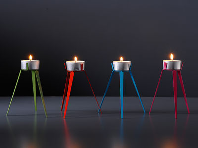 COMMOC FLAT CANDLE / コモック フラット キャンドル 4色セット
