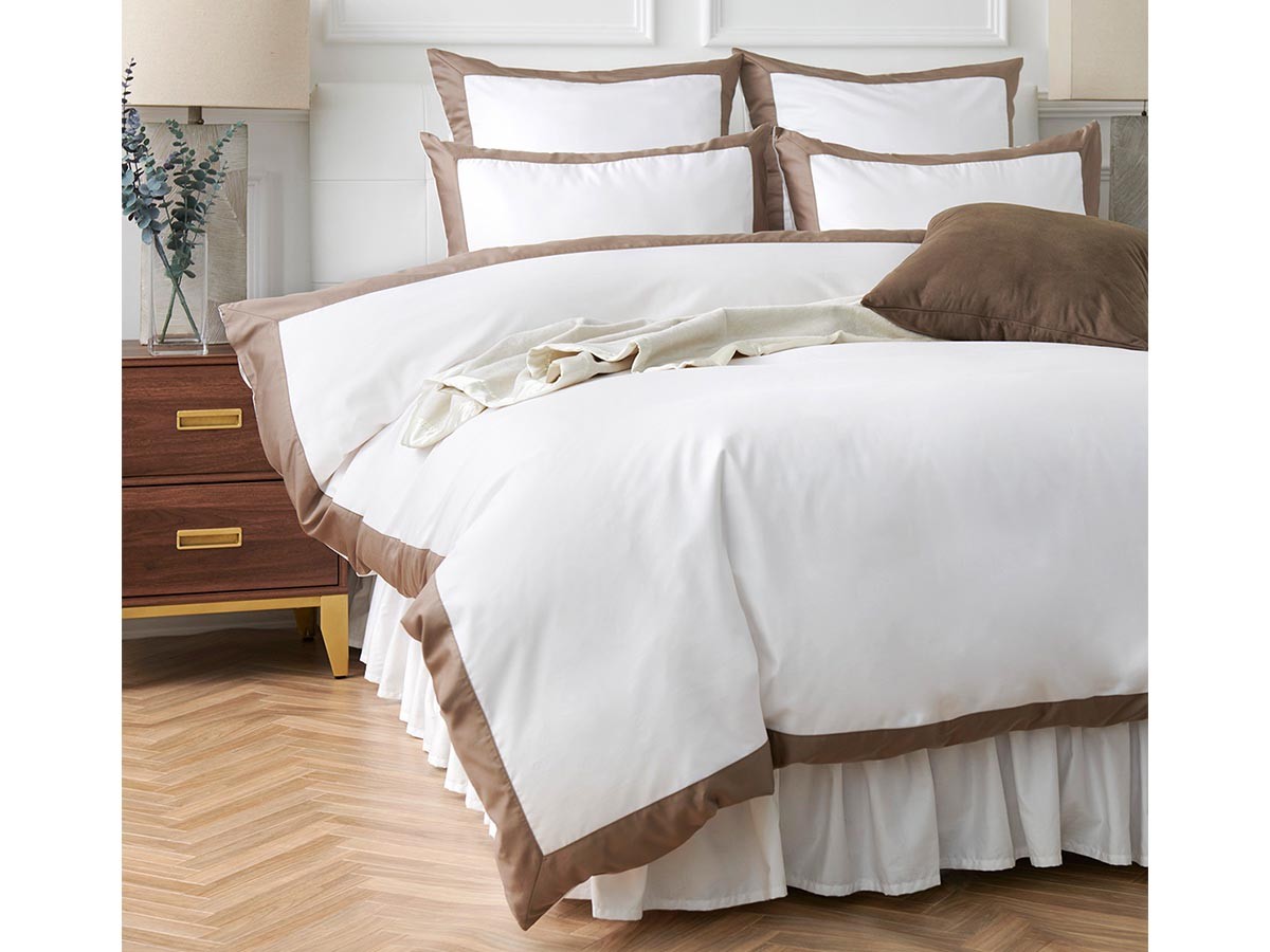 HOTEL LIKE INTERIOR 500TC Bicolore / ホテルライクインテリア 500TC ビコロール クッションカバー ユーロ （ベッド・寝具 > ベッドカバー・ベッドリネン） 15