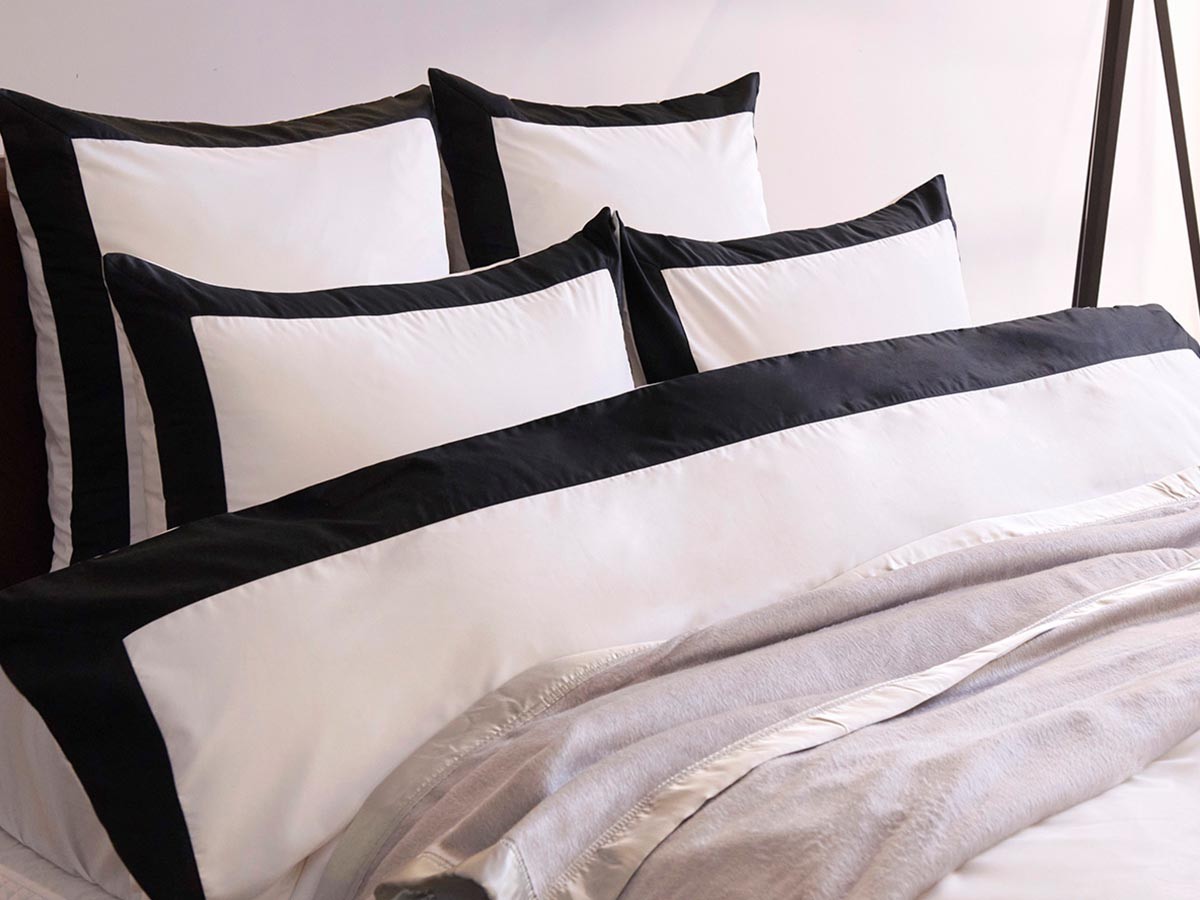 HOTEL LIKE INTERIOR 500TC Bicolore / ホテルライクインテリア 500TC ビコロール クッションカバー ユーロ （ベッド・寝具 > ベッドカバー・ベッドリネン） 9