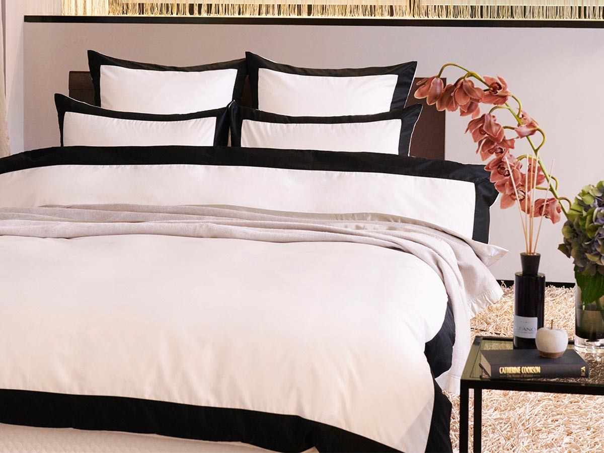 HOTEL LIKE INTERIOR 500TC Bicolore / ホテルライクインテリア 500TC ビコロール クッションカバー ユーロ （ベッド・寝具 > ベッドカバー・ベッドリネン） 8