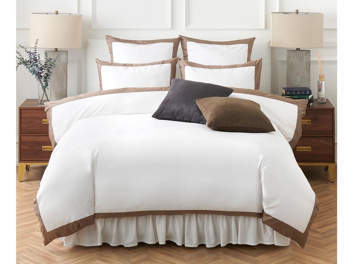 HOTEL LIKE INTERIOR 500TC Bicolore / ホテルライクインテリア 500TC ビコロール クッションカバー ユーロ （ベッド・寝具 > ベッドカバー・ベッドリネン） 14