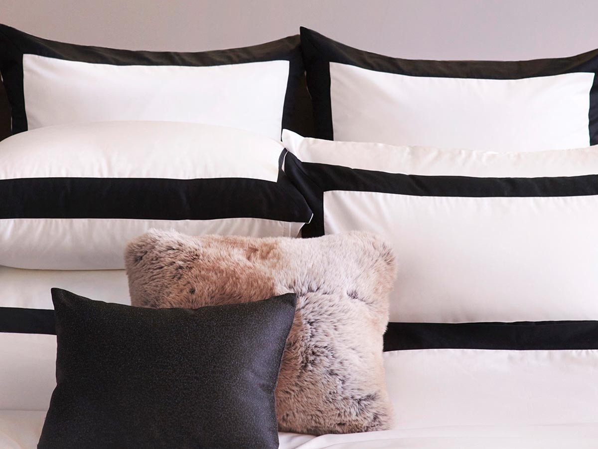 HOTEL LIKE INTERIOR 500TC Bicolore / ホテルライクインテリア 500TC ビコロール クッションカバー ユーロ （ベッド・寝具 > ベッドカバー・ベッドリネン） 10