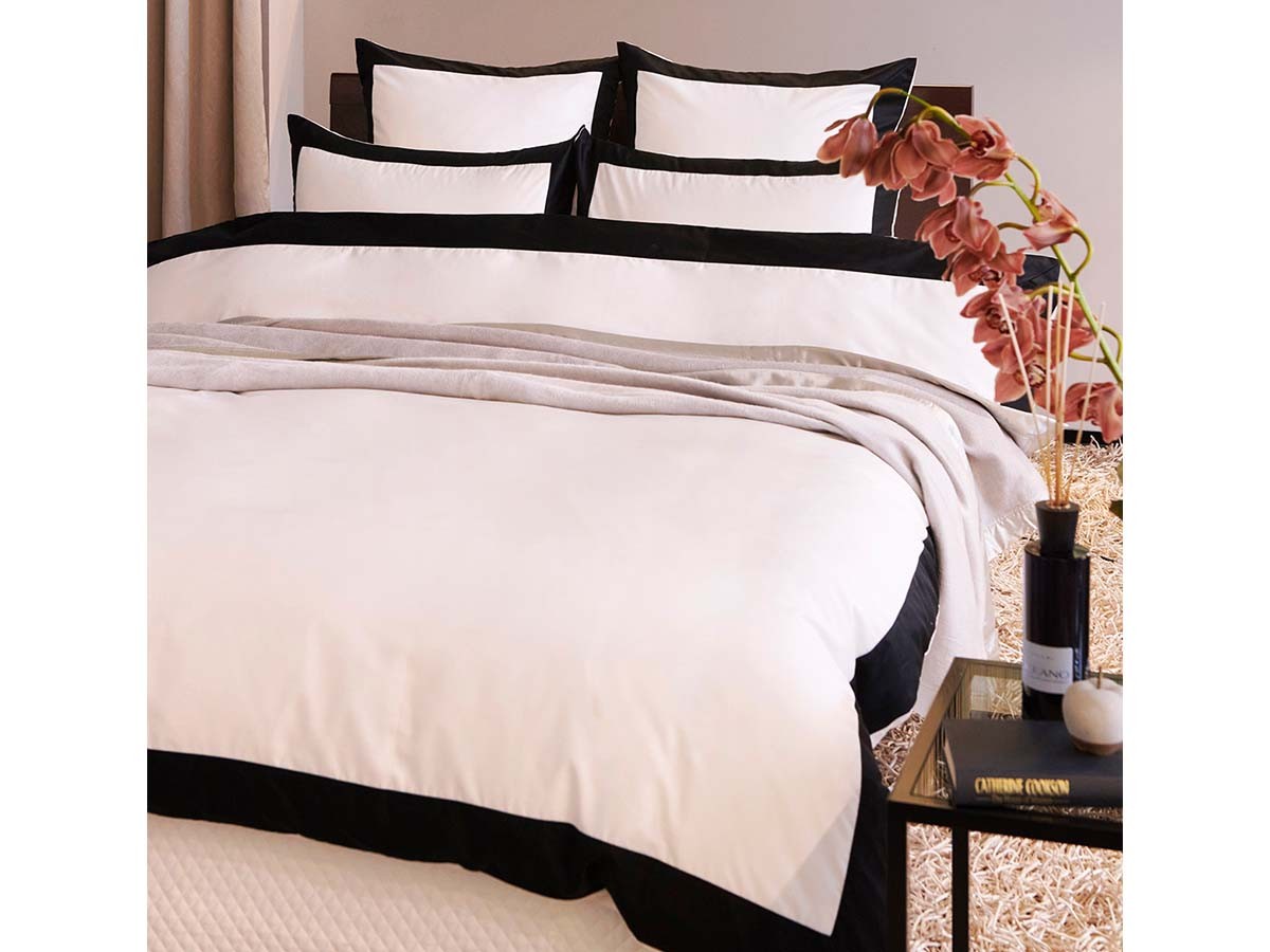 HOTEL LIKE INTERIOR 500TC Bicolore / ホテルライクインテリア 500TC ビコロール クッションカバー ユーロ （ベッド・寝具 > ベッドカバー・ベッドリネン） 7