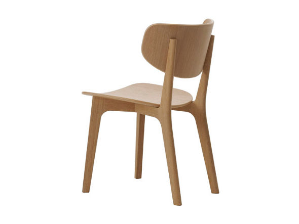 Roundish Chair / ラウンディッシュ チェア 板座（オーク） （チェア・椅子 > ダイニングチェア） 2