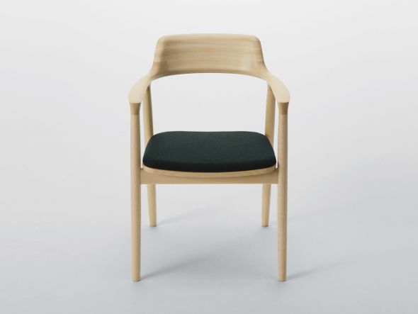 HIROSHIMA Arm Chair / ヒロシマ アームチェア 張座（ビーチ） （チェア・椅子 > ダイニングチェア） 11