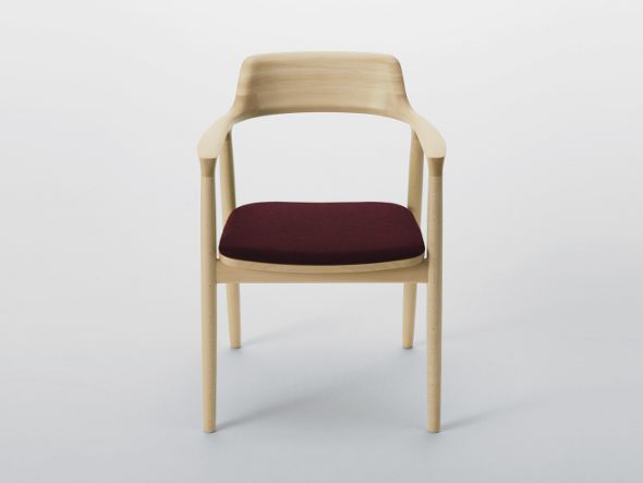 HIROSHIMA Arm Chair / ヒロシマ アームチェア 張座（ビーチ） （チェア・椅子 > ダイニングチェア） 10