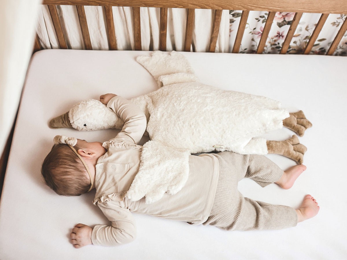 SENGER Naturwelt Cuddly Animal Goose / ゼンガーナチュウェルト カドリーアニマル グース L（ホワイト） （キッズ家具・ベビー用品 > おもちゃ・玩具） 2