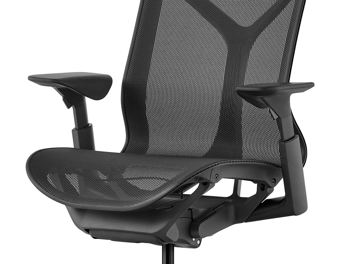 Herman Miller Cosm Chair / ハーマンミラー コズムチェア ミドルバック ハイトアジャスタブルアーム（グラファイト） （チェア・椅子 > オフィスチェア・デスクチェア） 12