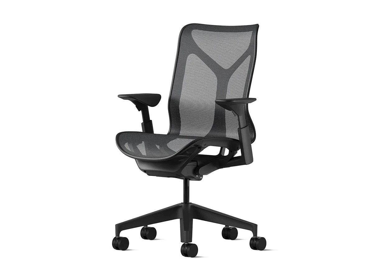 Herman Miller Cosm Chair / ハーマンミラー コズムチェア ミドルバック ハイトアジャスタブルアーム（グラファイト） （チェア・椅子 > オフィスチェア・デスクチェア） 1