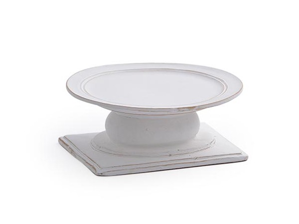 MISHIM POTTERY CREATION StiLL round plate S + stand / ミシンポタリークリエイション スティル ラウンドプレート S + スタンド（胡粉） （食器・テーブルウェア > 皿・プレート） 1