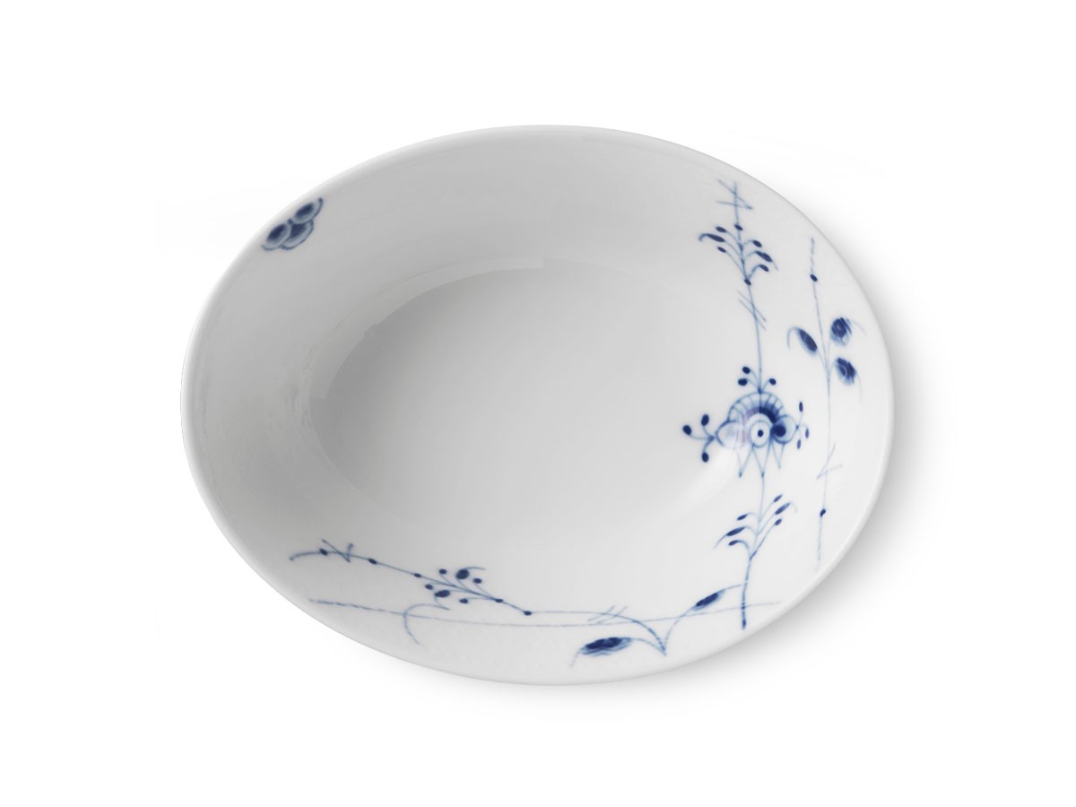 Royal Copenhagen Blue Palmette Oval Bowl Pair / ロイヤル コペンハーゲン ブルーパルメッテ オーバルボウル ペア 15cm （食器・テーブルウェア > お椀・ボウル） 4