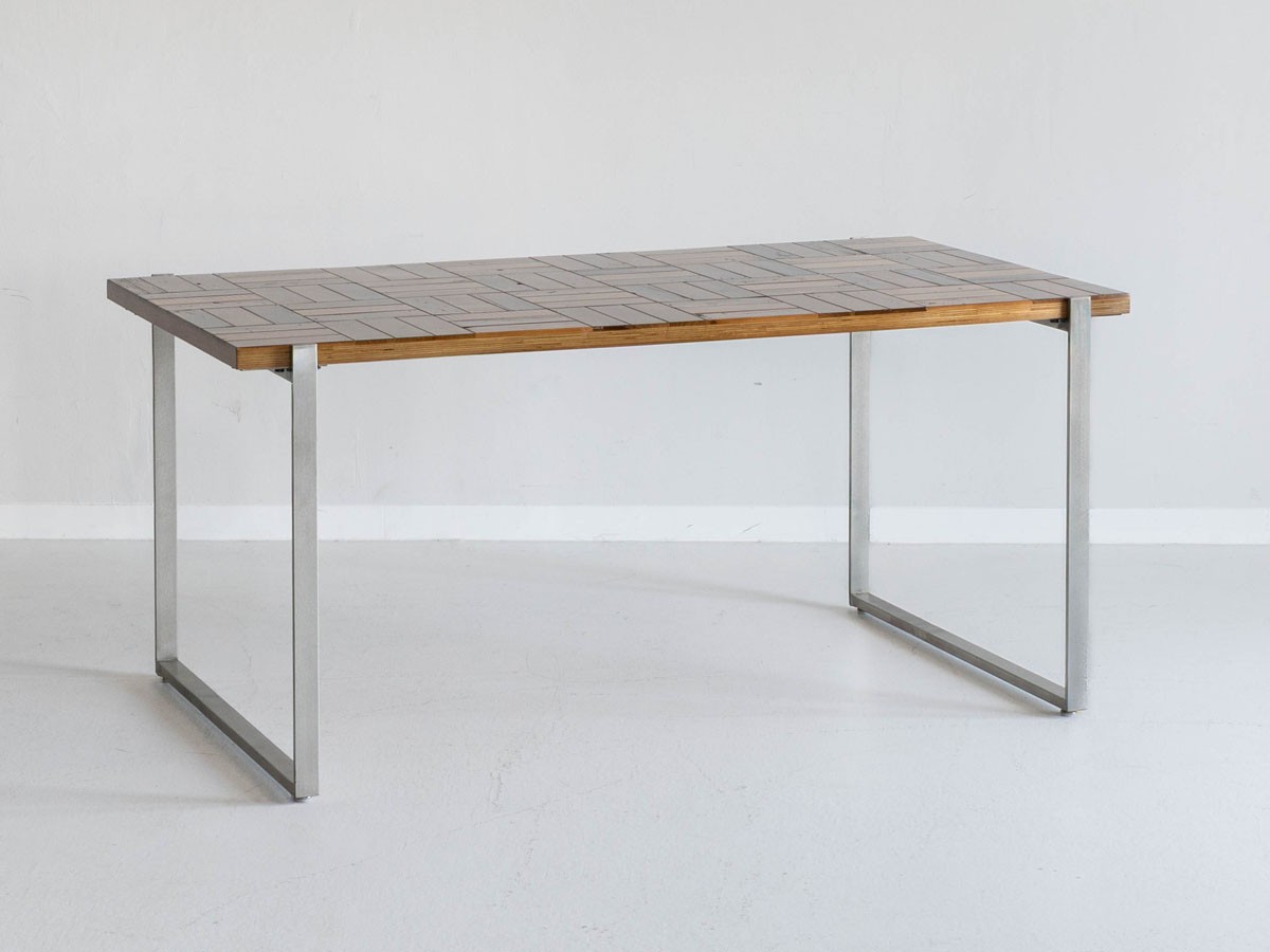 Knot antiques MATERIA DINING TABLE / ノットアンティークス マテリア ダイニングテーブル
チェス柄天板 + No.4脚（ロの字脚） （テーブル > ダイニングテーブル） 24