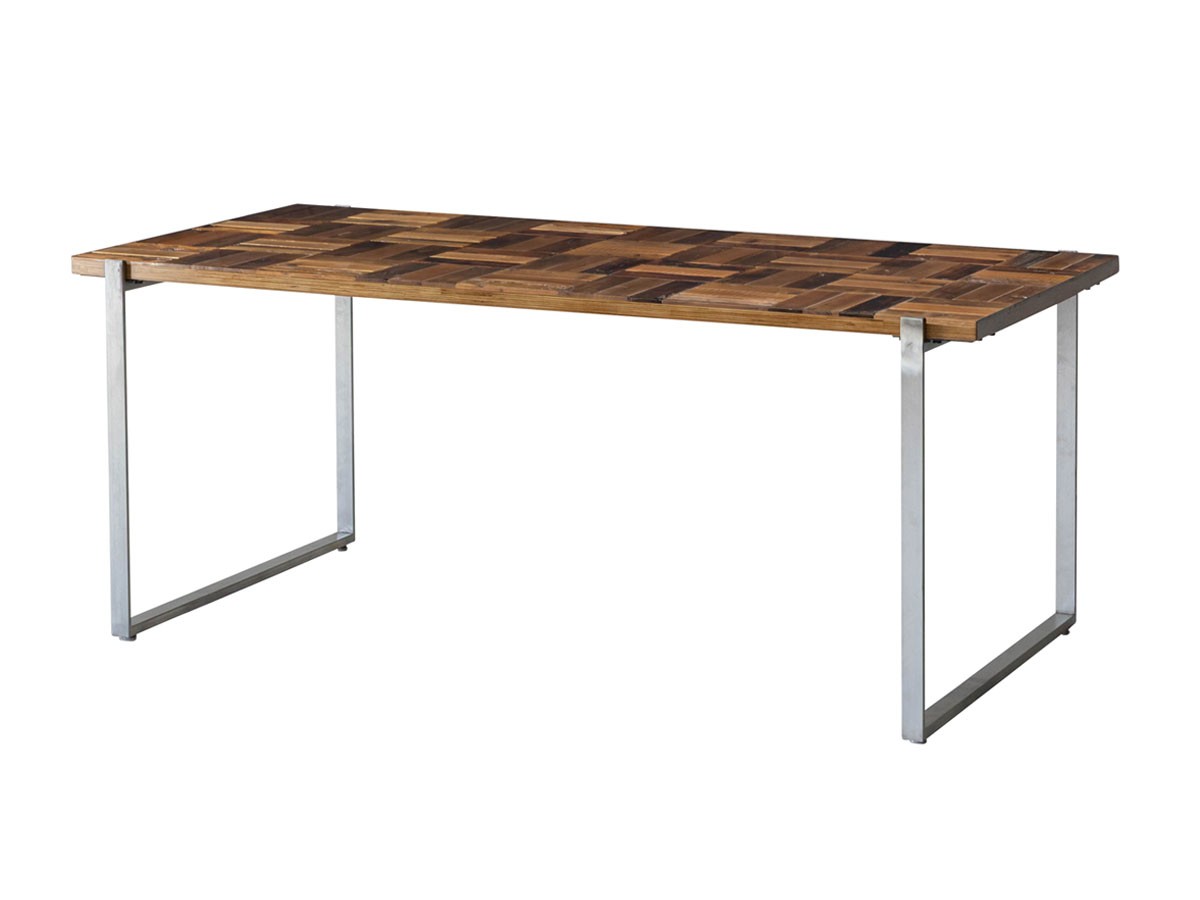 Knot antiques MATERIA DINING TABLE / ノットアンティークス マテリア ダイニングテーブル
チェス柄天板 + No.4脚（ロの字脚） （テーブル > ダイニングテーブル） 3