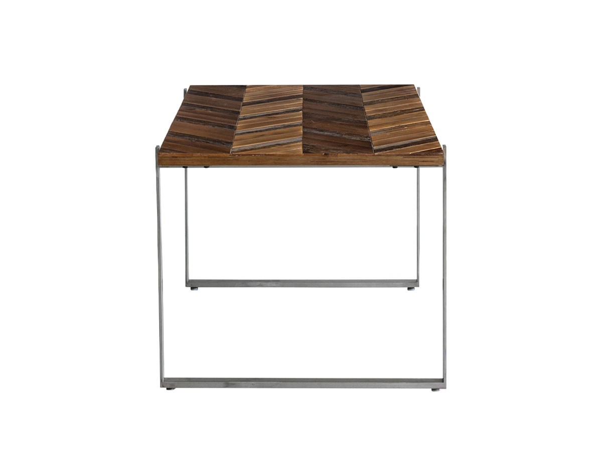 Knot antiques MATERIA DINING TABLE / ノットアンティークス マテリア ダイニングテーブル
ヘリンボーン柄天板 + No.4脚（ロの字脚） （テーブル > ダイニングテーブル） 33