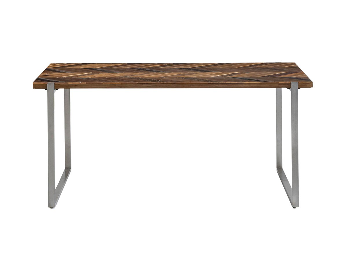 Knot antiques MATERIA DINING TABLE / ノットアンティークス マテリア ダイニングテーブル
ヘリンボーン柄天板 + No.4脚（ロの字脚） （テーブル > ダイニングテーブル） 34