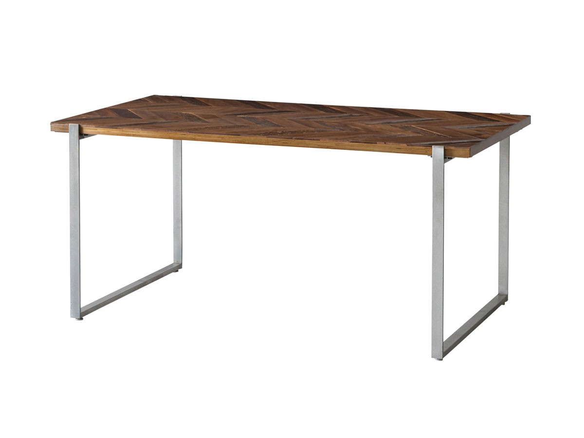 Knot antiques MATERIA DINING TABLE / ノットアンティークス マテリア ダイニングテーブル
ヘリンボーン柄天板 + No.4脚（ロの字脚） （テーブル > ダイニングテーブル） 5